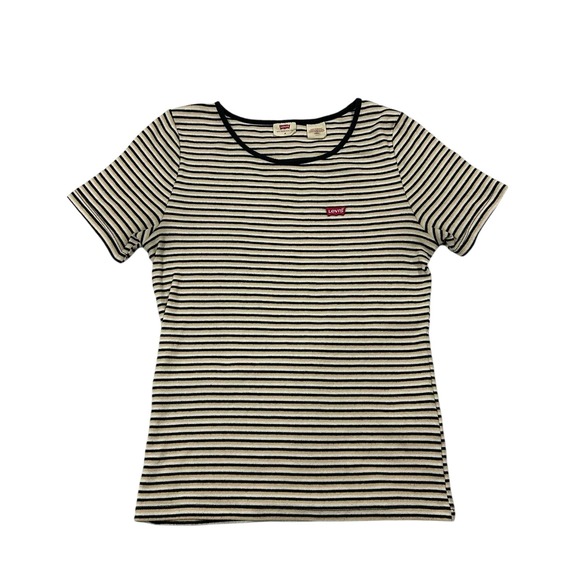 Levi’s Striped Short Sleeve Shirt - Picture 1 of 7